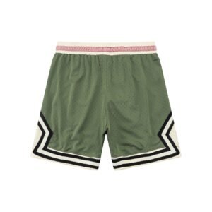 AJ retro-style green shorts