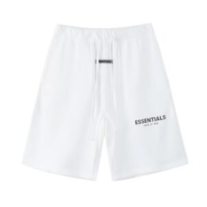 ESSENTIALS minimalist style white shorts