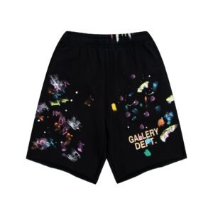 Gallery Dept Graffiti Style Black Shorts