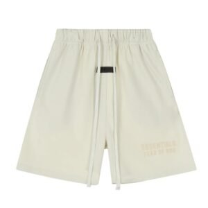 ESSENTIALS minimalist style off-white shorts
