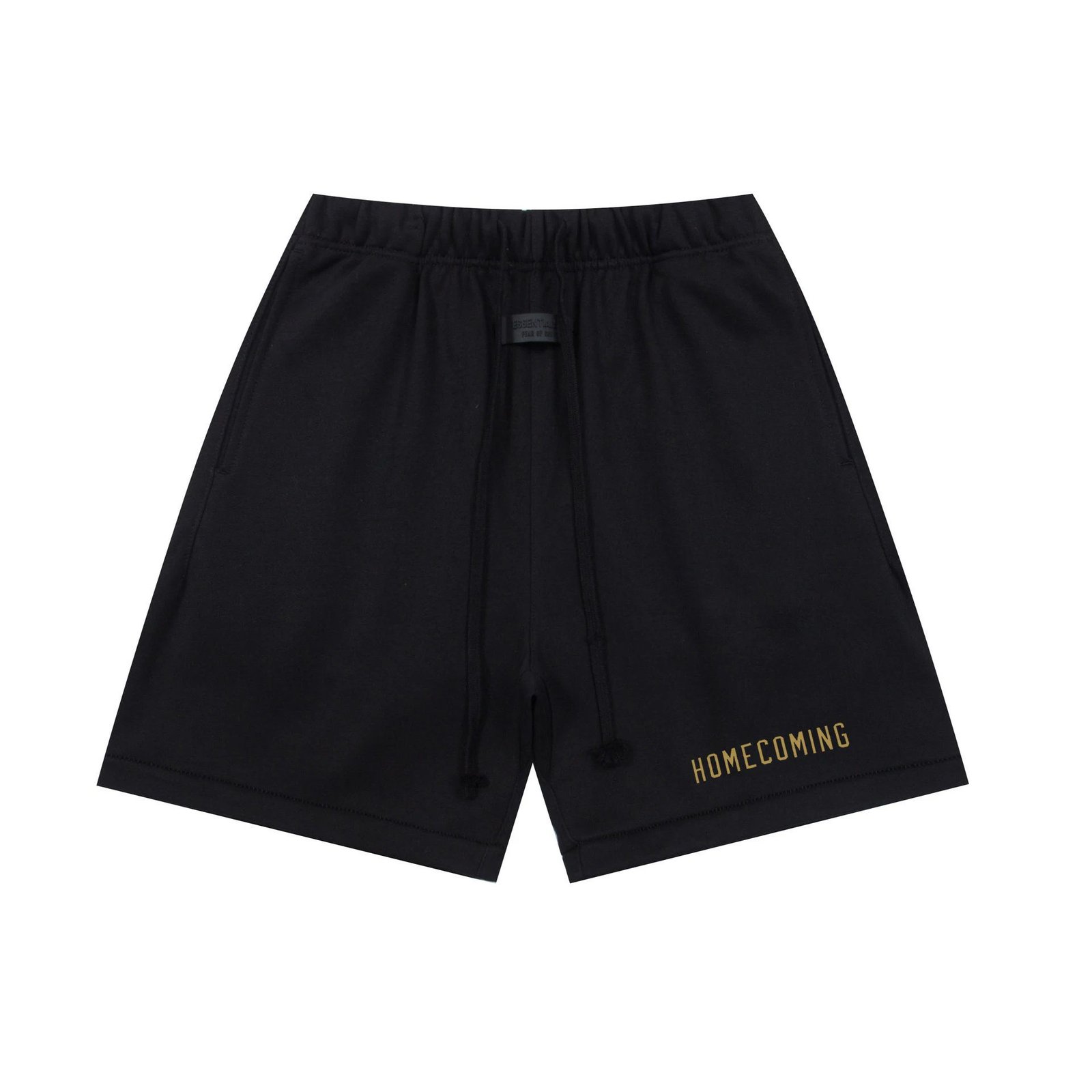 ESSENTIALS minimalist style black shorts