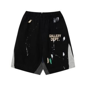 Gallery Dept. Graffiti Style Black Shorts