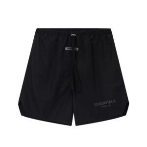 ESSENTIALS minimalist style black shorts