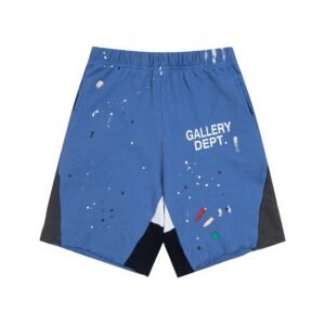Gallery Dept. graffiti-style blue shorts