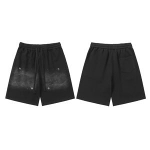Chrome Hearts starry sky style black shorts