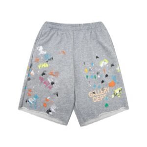 Gallery Dept Graffiti Style Grey Shorts