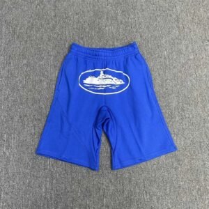 Corteiz Cruise Print Blue Shorts