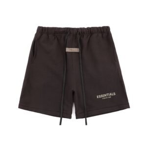 Essentials trendy brand dark coffee shorts
