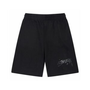 Stussy Basic Style Trendy Black Shorts