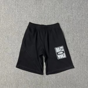 Corteiz Rule World Style Black Shorts