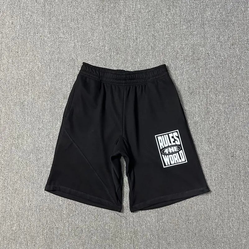 Corteiz Rule World Style Black Shorts
