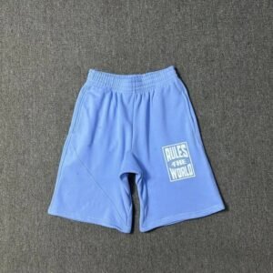 Corteiz Rules light blue shorts