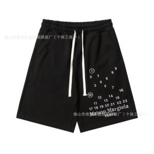 Maison Margiela Digital Style Black Shorts
