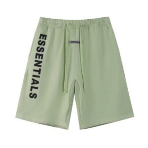 Essentials trendy brand light green shorts