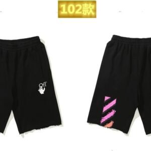 Off-White trendy and cool style black shorts