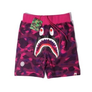 Bape shark camouflage shorts