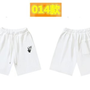 Off-White trendy brand style white shorts