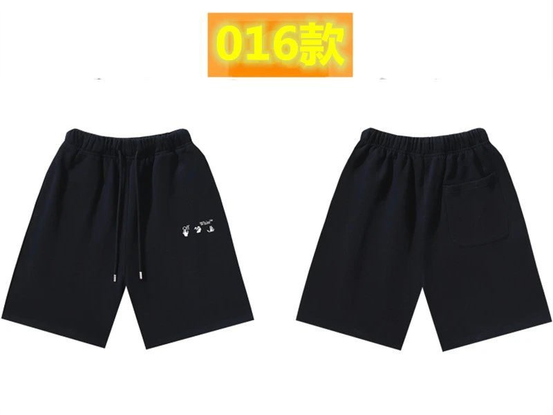 Off-White 016 Style Black Trendy and Cool Shorts
