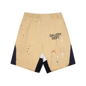 Gallery Dept. Graffiti Style Khaki Shorts