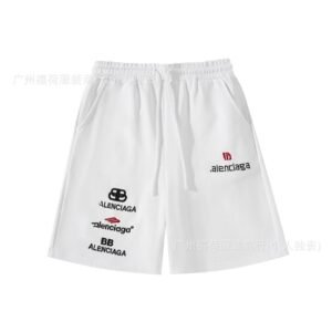 Balenciaga trendy white shorts