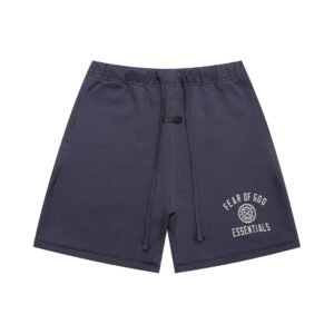 ESSENTIALS minimalist style dark blue shorts