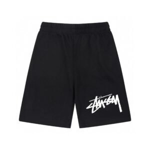 Stussy basic black shorts