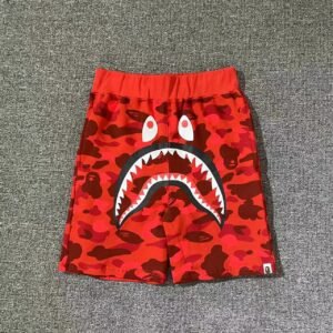 Bape Shark Camouflage Style Shorts