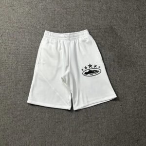 Corteiz star - printed white shorts