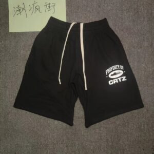 Corteiz trendy and cool black shorts