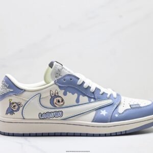 Nike LABUBU Co-branded Blue and White Sports Shoes