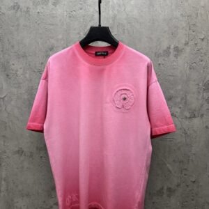 Chrome Hearts Retro Style Pink T-shirt