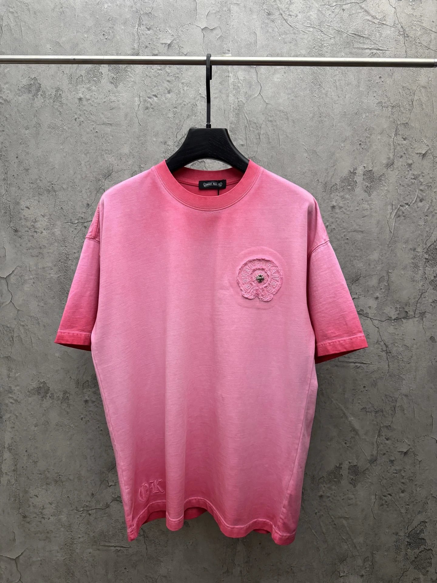 Chrome Hearts Retro Style Pink T-shirt