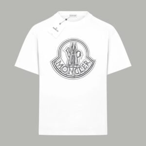 Moncler classic and simple style white T-shirt
