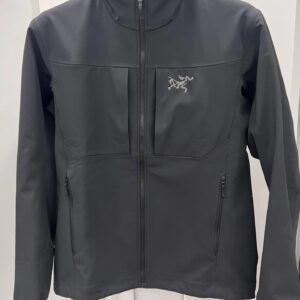 Arc’teryx black outdoor-style jacket