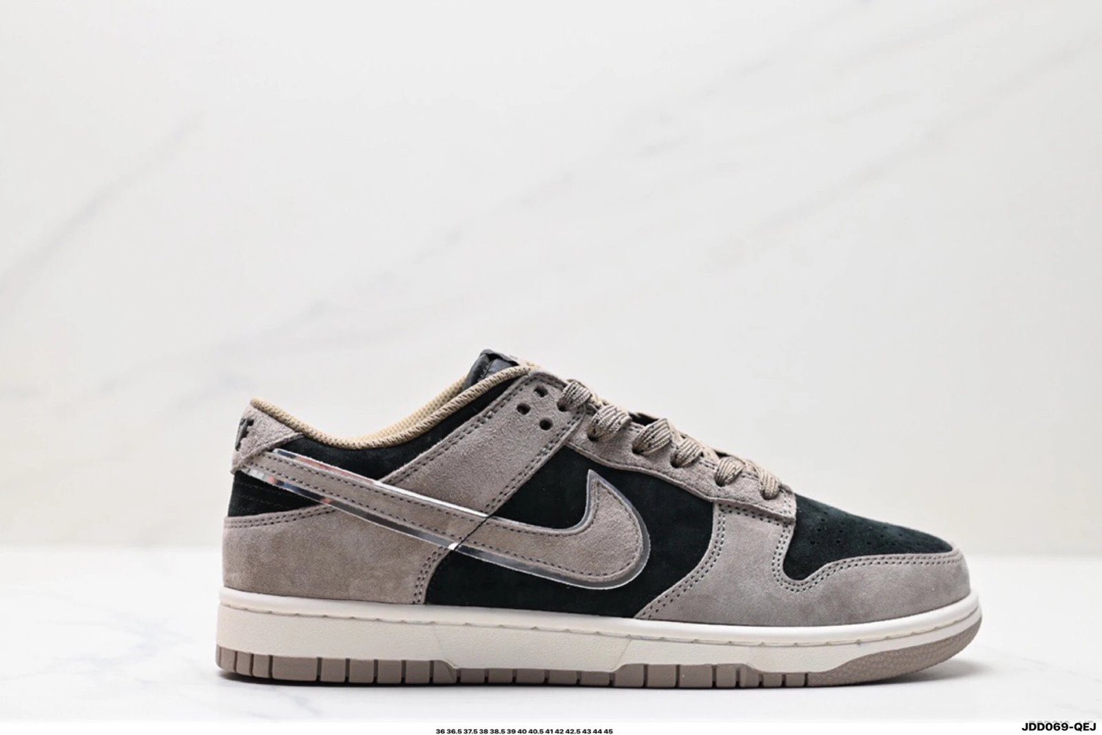 Nike Dunk Retro Style Grey-Black Shoes