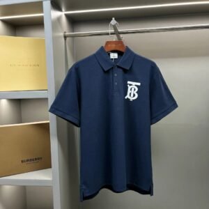Burberry's classic navy blue Polo shirt