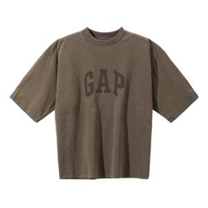 Gap Kanye Minimalist Style Dark Gray Short Sleeve