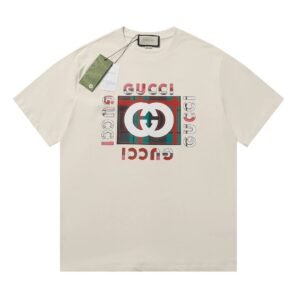 Gucci printed fashion white T-shirt