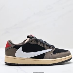 Nike Air Jordan 1 Retro Black-Brown Shoes