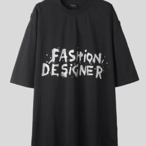 Balenciaga's trendy and cool black T-shirt