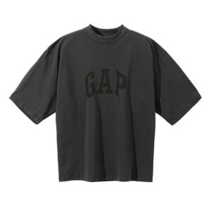 GAP x Kanye co-branded dark grey T-shirt