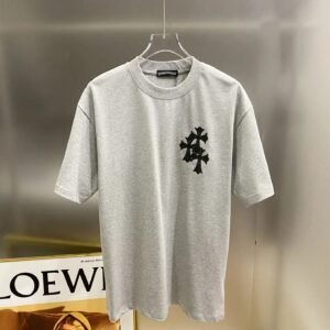 Chrome Hearts Cross Flower Grey T-shirt