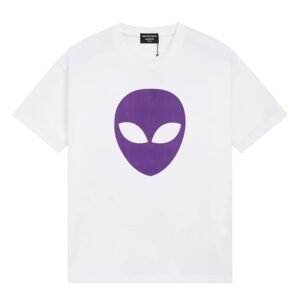 Balenciaga Alien Print White T-shirt