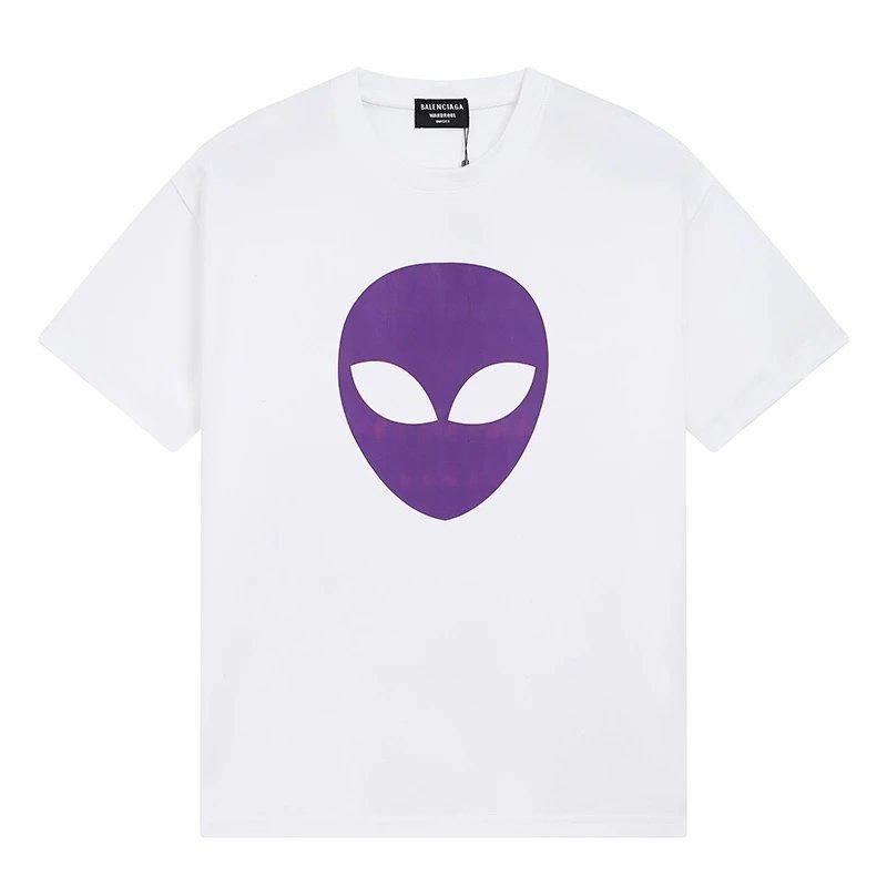 Balenciaga Alien Print White T-shirt