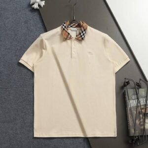 Burberry checkered British style short-sleeve