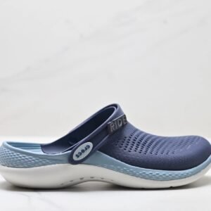 Crocs RIDE Series Simple Style Blue and White Slippers