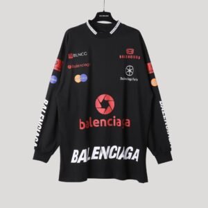 Balenciaga printed black sweatshirt