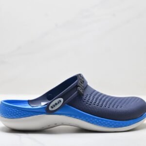 Crocs Clogs Casual Style Blue and White