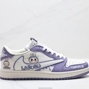 Nike LABUBU Co-branded Purple and White Sports Shoes