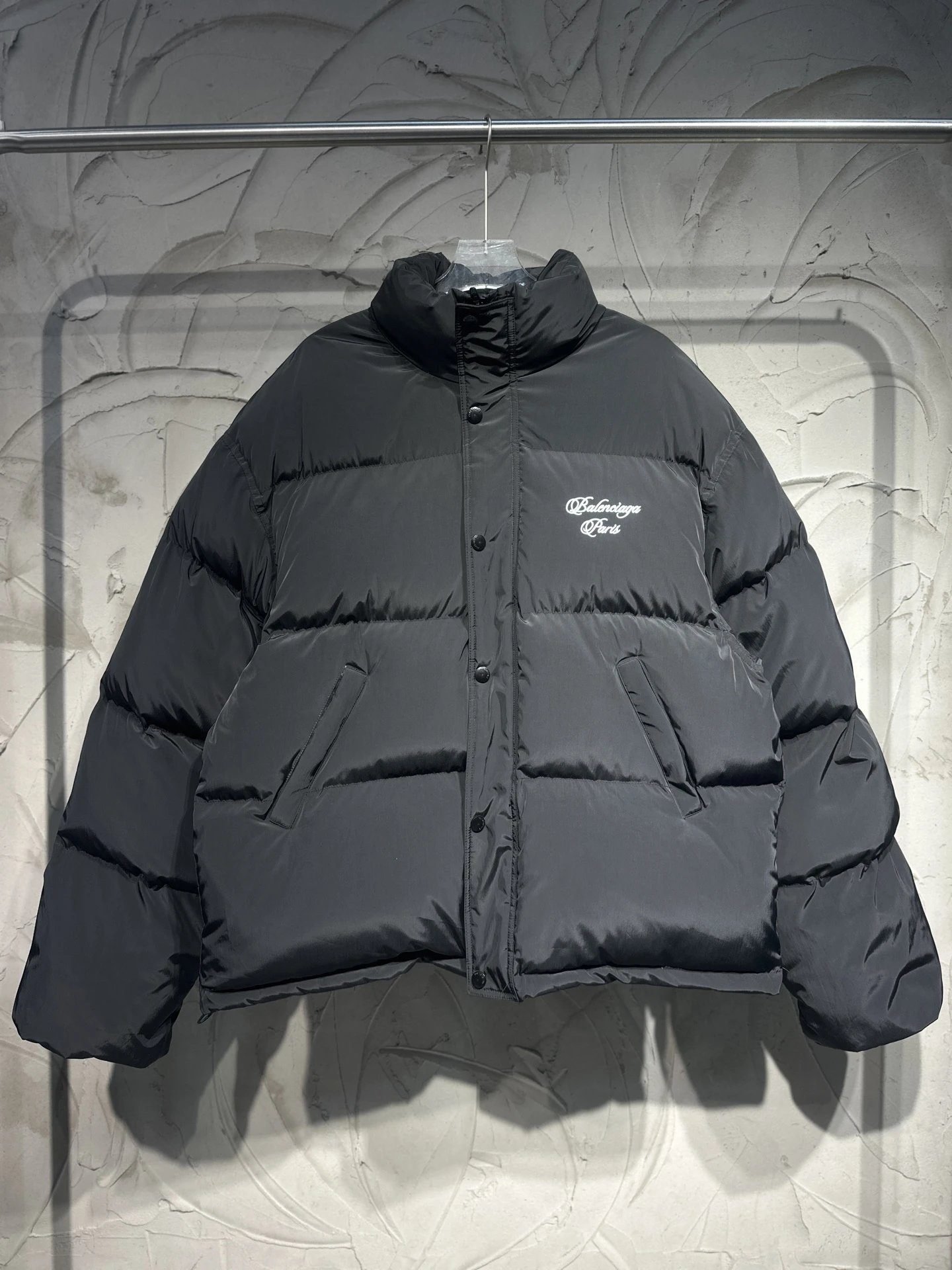 Balenciaga black down jacket